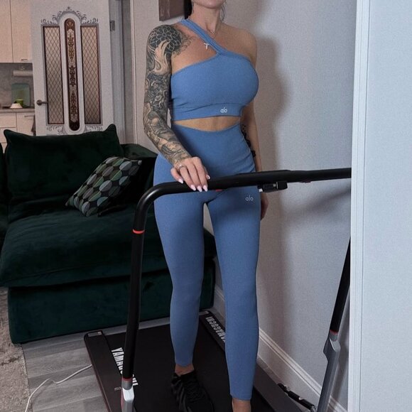 ALO Yoga High-waisted seamless high-elastic quick-drying breathable sportswear - Picture 4 of 5